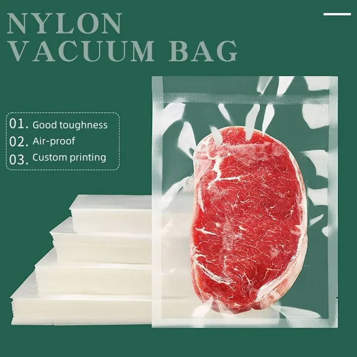 Vakuuma blīvējuma plastmasas uzglabāšanas maisiņi