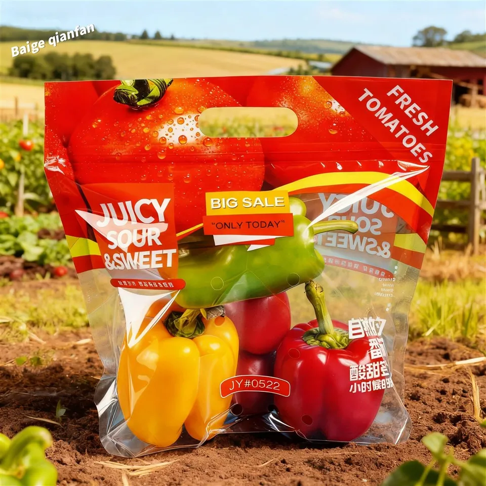 Paprikas iepakojuma maisiņi