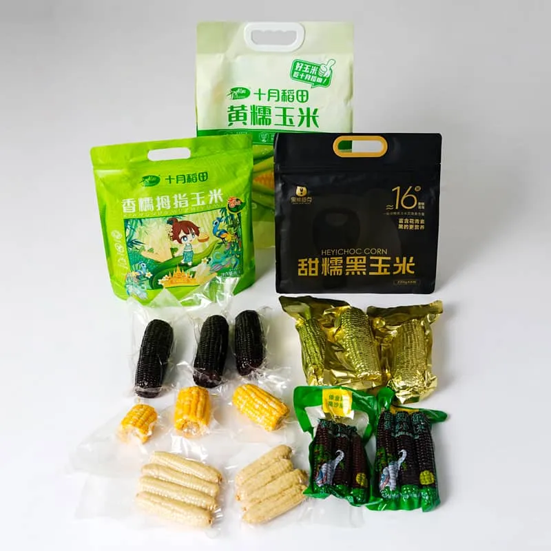 Svaigas kukurūzas iepakojuma maisiņi