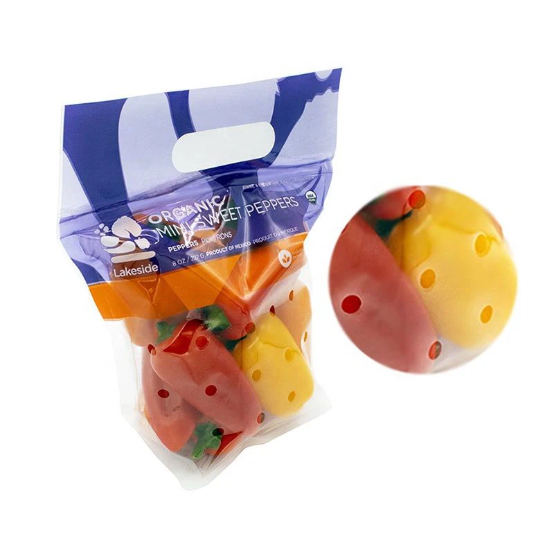 Augļu un dārzeņu maisiņš ar caurumiem