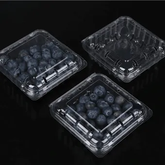 Melleņu atvāžamo augļu iepakojums svaigi sagrieztu augļu iepakojuma kastītei augļu iepakojums melleņu atvāžamo augļu konteinera iepakojums