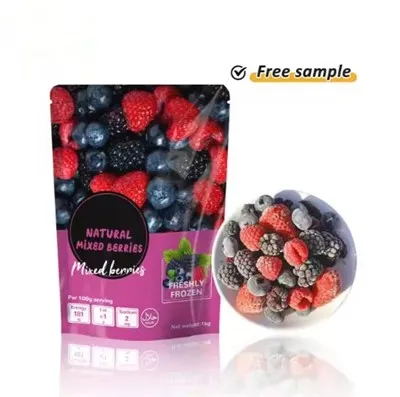 Pielāgots atkārtoti noslēdzams rāvējslēdzējs, mango zemeņu melleņu plastmasas vakuuma pārtikas saldētu svaigu augļu iepakojuma maisiņš